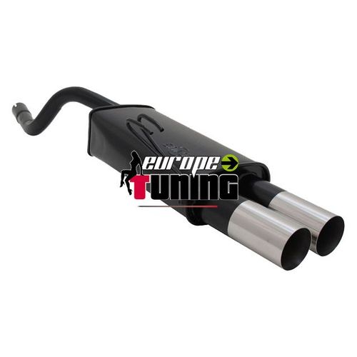 Echappement Sport Punto Ii 99-03 2x76mm Rond