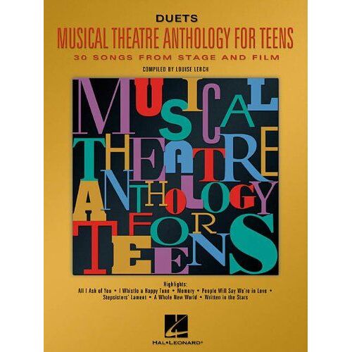 Musical Theatre Anthology For Teens