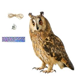 Pendentif Cloche Anti-Oiseaux Hibou