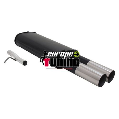 Pot Echappement Sport Passat 96-05 2x76mm Rond