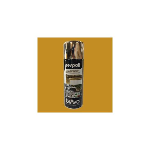 NESPOLI Peinture Aérosol Effet Métaux Précieux Or (180028) 0,4 L