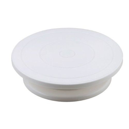 Plateau tournant à gâteau antidérapant, plaque en plastique rotatif, pour décoration, table rotative de cuisine, bricolage, poêle, outil de cuisson