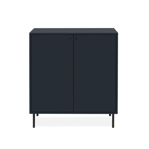 Buffet 2 Portes Bleu Royal L80 Cm