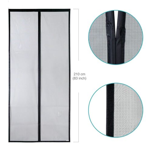 Moustiquaire Pour Porte Le Noir M