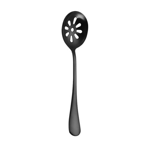 Cuillère À Soupe En Acier Inoxydable, Avec Long Manche, Solide Et Durable, Pour Buffet, Passoire, Outils De Cuisine En Métal