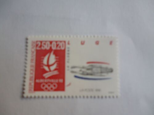 Timbre "Albertville 92 : La Luge".