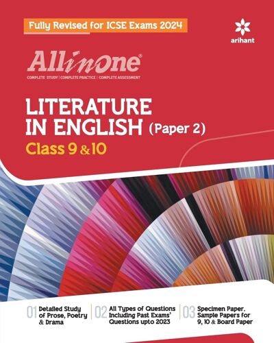 All In One Class 9th And 10th Literature In English (Paper 2) For Icse Exam 2024