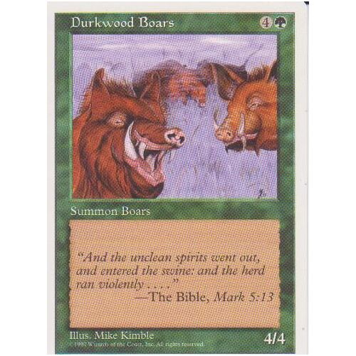Durkwood Boars Vo Bords Blancs