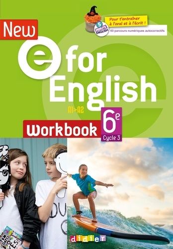 New E For English 6e A1>A2 - Workbook