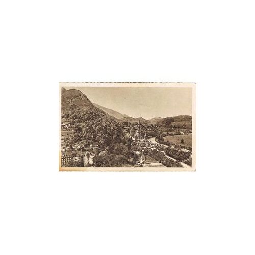 Carte Postal De Lourdes Vue Du Chateau Fort 1948