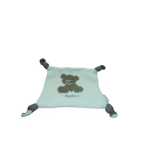 Doudou ours plat blanc comme neuf Kaloo SOS Doudou