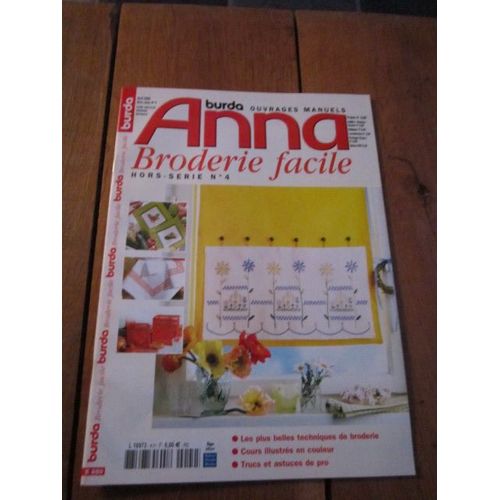 Burda Ouvrages Manuels Anna Broderie Facile