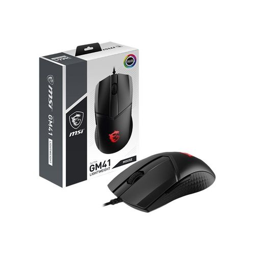 MSI CLUTCH GM41 - Souris - optique - 6 boutons - filaire - USB