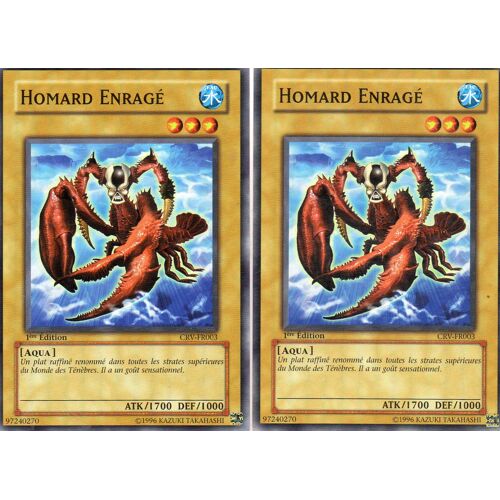 Homard Enrage  X2  -  Crv-Fr003  -  1ere Edition