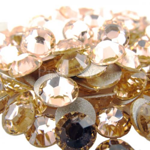 Décorations 3d Pour Nail Art, Pêche Légère, Strass En Cristal Non Correcteurs, Ss3 Ss4 Ss5 Ss6 Ss8 Ss10 Ss12 Ss16 Ss20 Ss30 Ss34