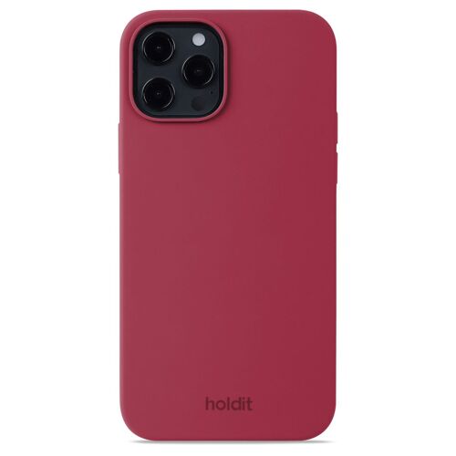 Holdit Coque Silicone iPhone 12 (Pro) Red Velvet