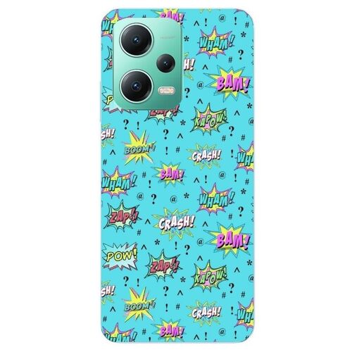 Coque Redmi Note 12 PRO BD bleu comics