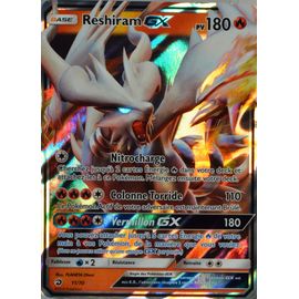 Carte Pokémon 11/70 Reshiram Gx 180 Pv Sl7.5 - Majesté Des Dragons Neuf Fr