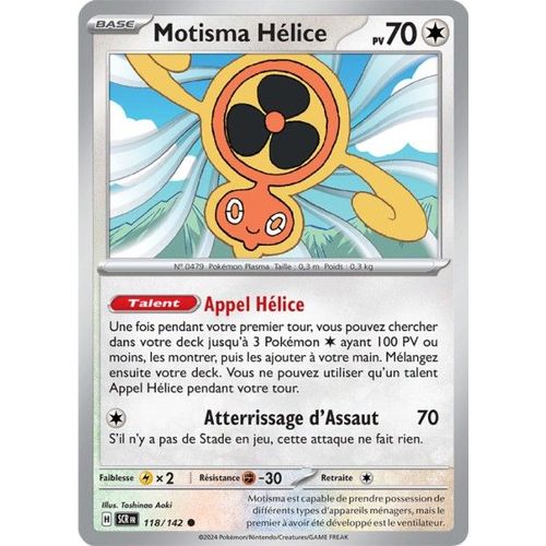 Carte Pokémon - Motisma Hélice - 118/142 - Ev7 Couronne Stellaire