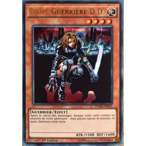 Carte Yu-Gi-Oh Dusa-Fr051 Dame Guerrière D.D. Ultra Rare Neuf Fr