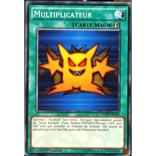 Carte Yu-Gi-Oh Ygld-Fra32 Multiplicateur  Neuf Fr