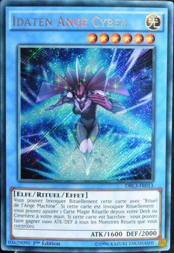 Carte Yu-Gi-Oh Drl3-Fr013 Idaten Ange Cyber (Cyber Angel Idaten) - Secret Rare Neuf Fr