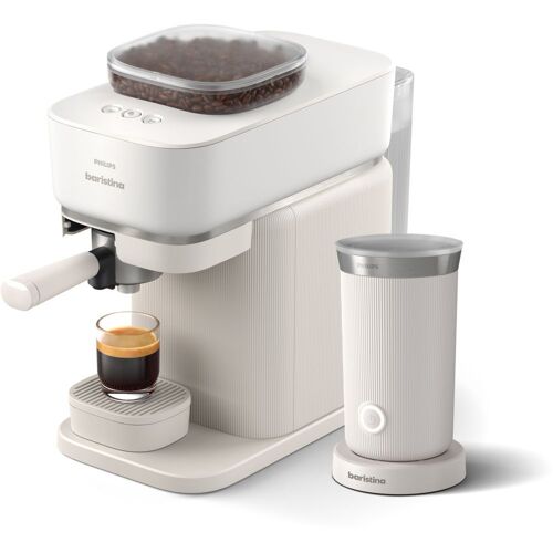 Expresso broyeur PHILIPS BAR303/00 Milky White + mousseur à lait