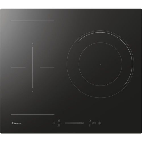 Table induction CANDY CTP634SCBB TwinPower 3 foyers