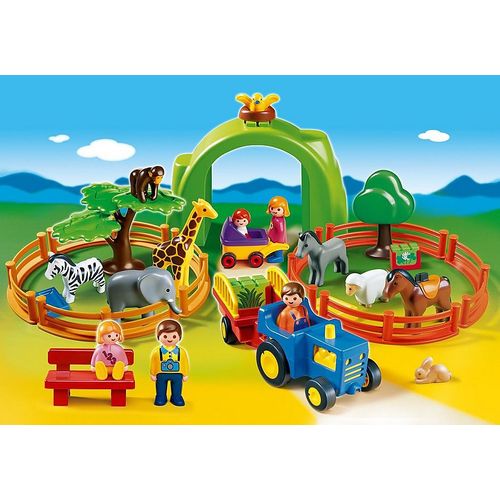Playmobil 6754 - Coffret Grand Zoo 1.2.3