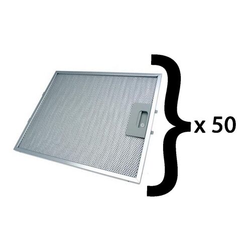 Lot de 50 filtres métal (anti graisses) 267x305mm d'origine Hotte (C00242705 C00280008 AEG AIRFORCE AMANA ARISTON HOTPOINT ARTHUR MARTIN ELECTROLUX BAUKNECHT BRANDT CANDY CLIMADIFF DE DIETRICH ELECTRO