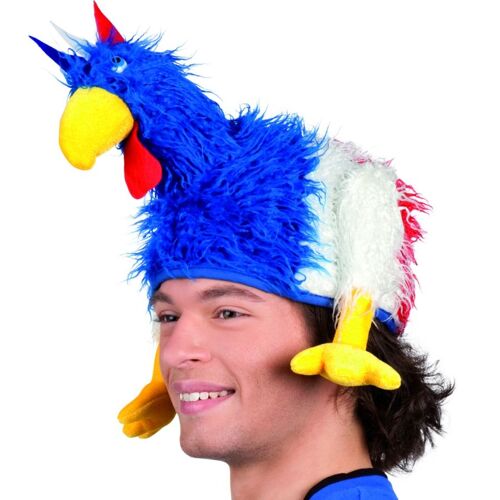 Coiffe De Poulet Aux Couleurs De La France
