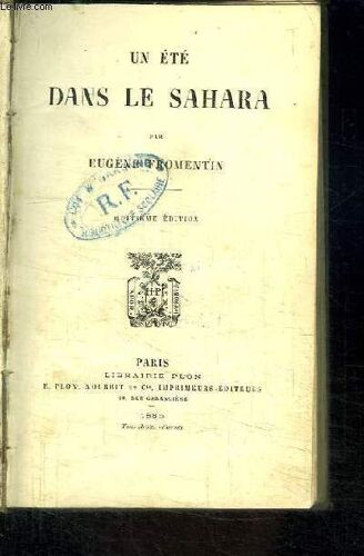 Un Été Dans Le Sahara.
