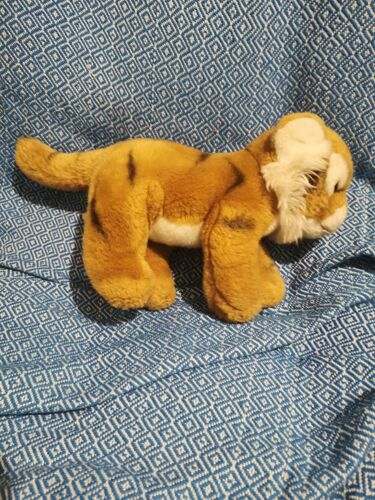 Doudou Peluche Tigre Marron Blanc The Basic Collection Nicotoy