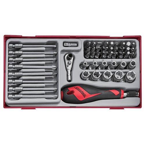Jeu d'embouts avec cliquet 49 pcs Teng Tools TTMDQ49