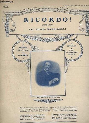 Ricordo ! + Menuet Pompadour - N°70.