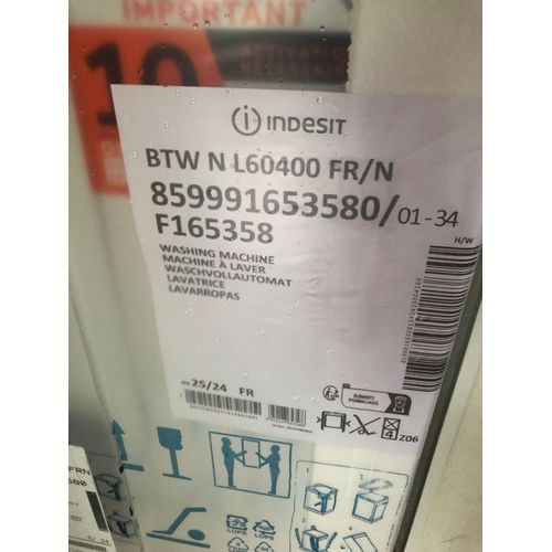 Lave linge Indesit