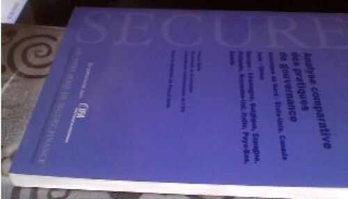 Analyse Comparatie Des Pratiques De Gouvernance