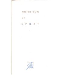 Nutrition Et Sport