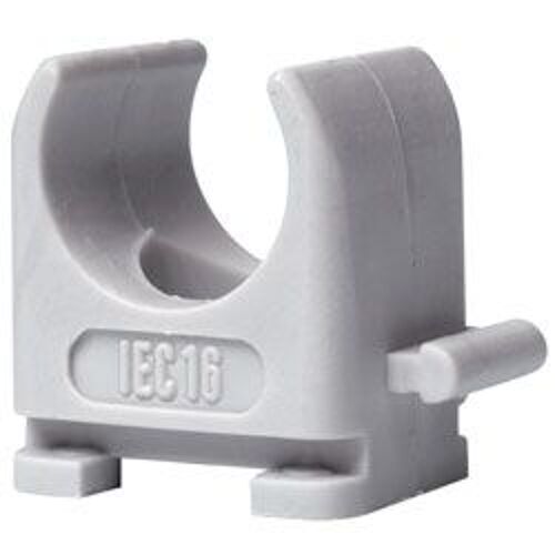 PROFILE ATTACHE GRIS TUBE 16MM BOITE X50