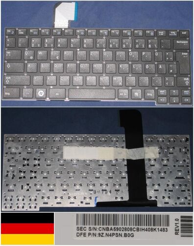 Clavier Qwertz Allemand / German Pour SAMSUNG X128  series, Noir / Black, Model: CN.BA590.280, P/N: 9Z.N4PSN.B0G