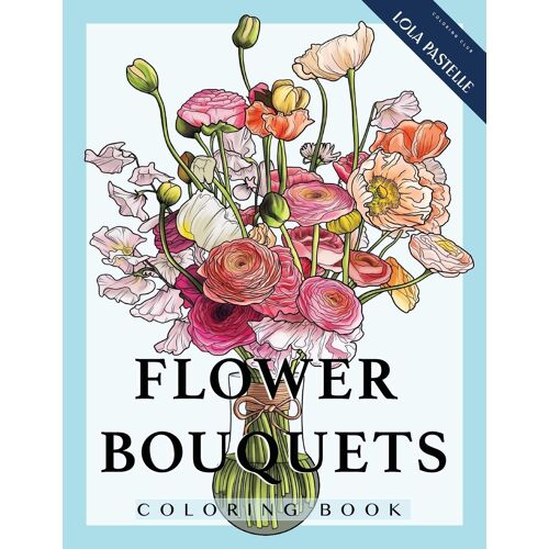 Flower Bouquets Coloring Book