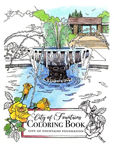City Of Fountains Coloring Book
