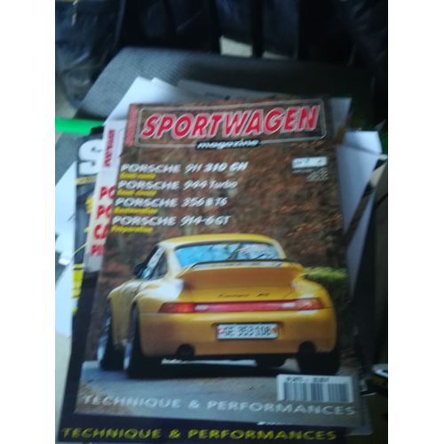 Sportwagen 4 De 1995 Porsche 993 Carrera Rs,944 Turbo,Bouchut,356b T6,914 Gt
