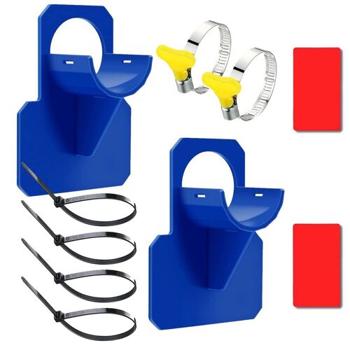 Le support de tuyau de piscine prend en charge la sortie de tuyau de tuyaux Bleu