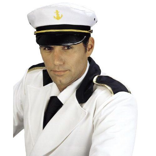 Widmann 8426c Marine Tissu De Chapeau Capitaine