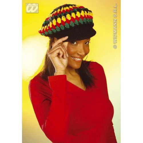Widmann 8444v Laine De Chapeau Crochet Rasta Reggae