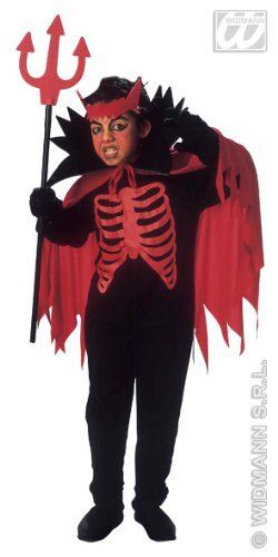 Widmann Costume De Diable 38456 5/7 Cm 128