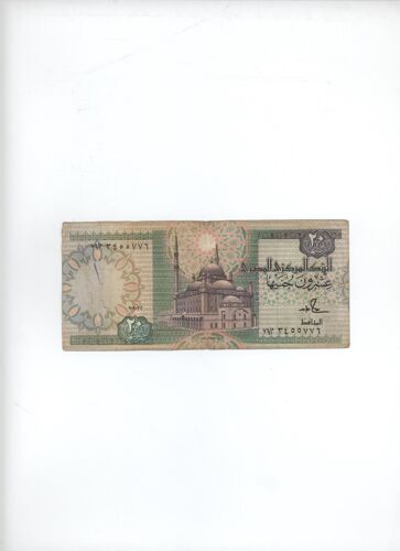 Billet  20 Livres Egypte 1980