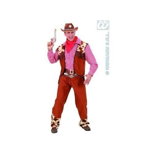 Widmann 58822 M Chemise Costume De Cow-Boy , Gilet , Pantalon, Cint , Bande