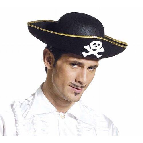 Widmann 2484p Adulte Pirate Chapeau De Feutre